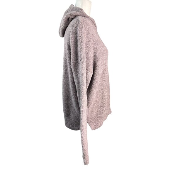 Cupcakes and Cashmere Soft Knit Gray Hooded Sweatshirt Top Women's Size Small - Picture 4 of 7